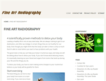 Tablet Screenshot of fineartradiography.com